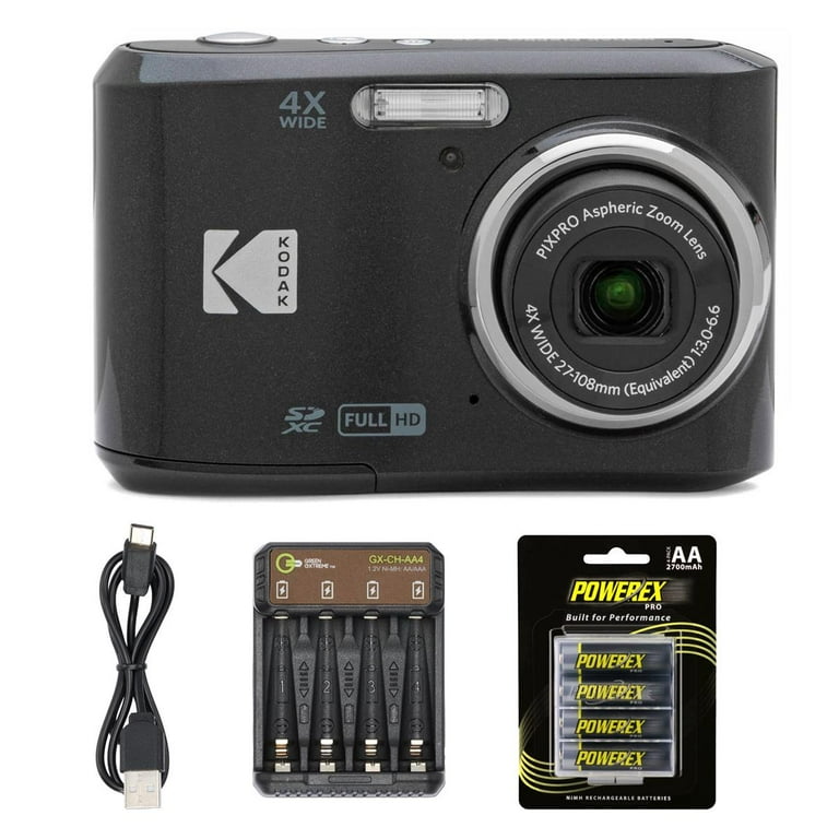 Kodak PIXPRO Friendly Zoom FZ45-BK 16MP Digital Camera with 4X
