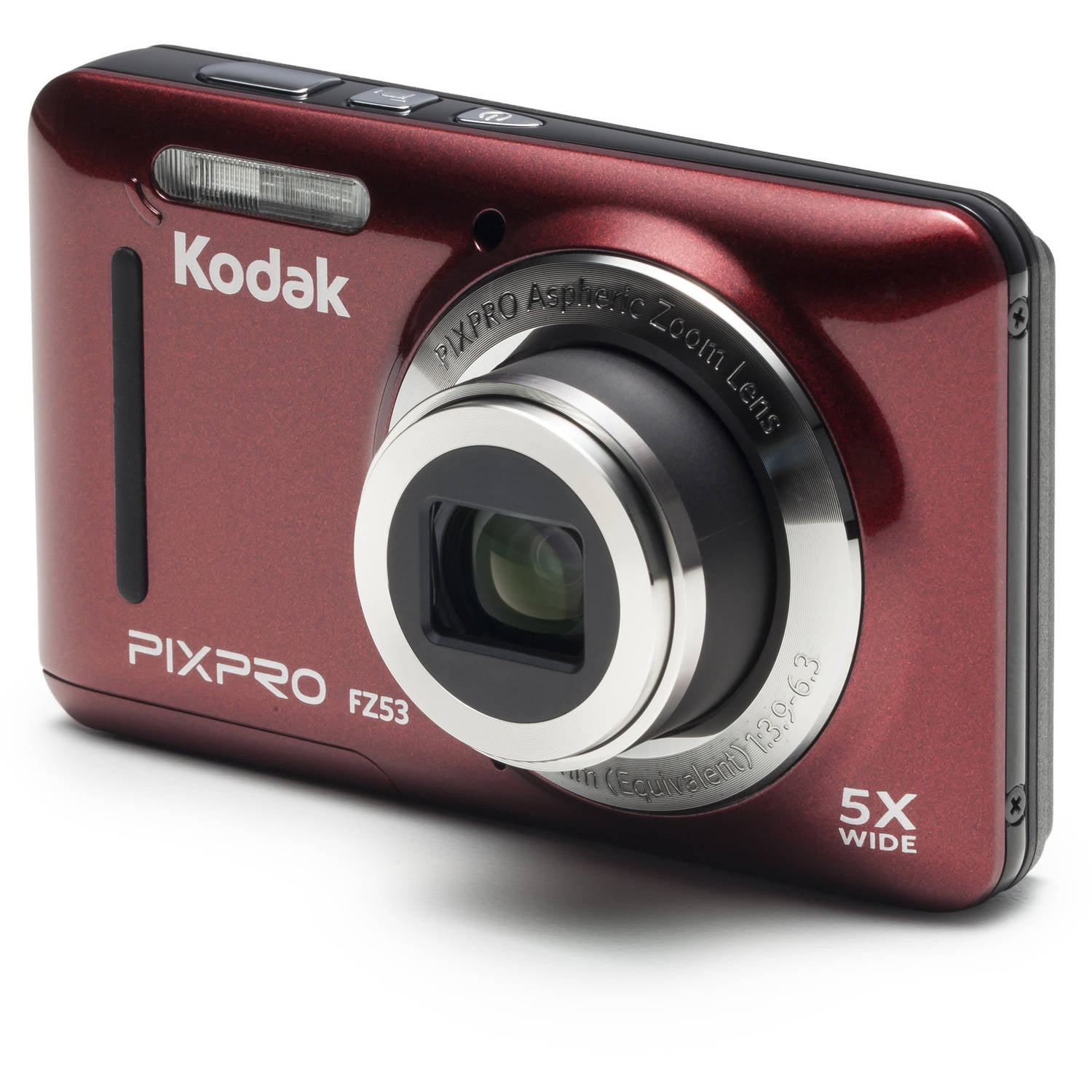 Kodak PIXPRO Friendly Zoom FZ53 - Digital camera - compact - 16.15 MP -  720p / 30 fps - 5x optical zoom - blue 