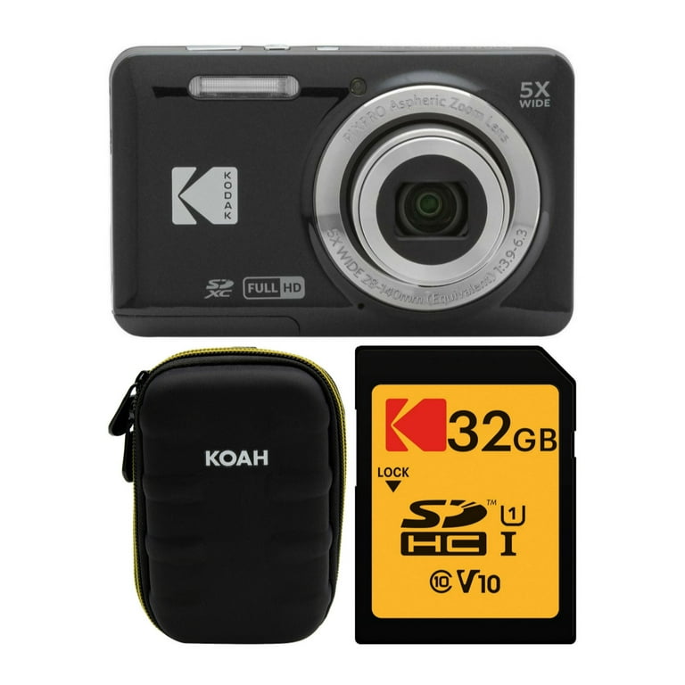 Kodak PIXPRO FZ55 Digital Camera Black, Photography, Cameras on
