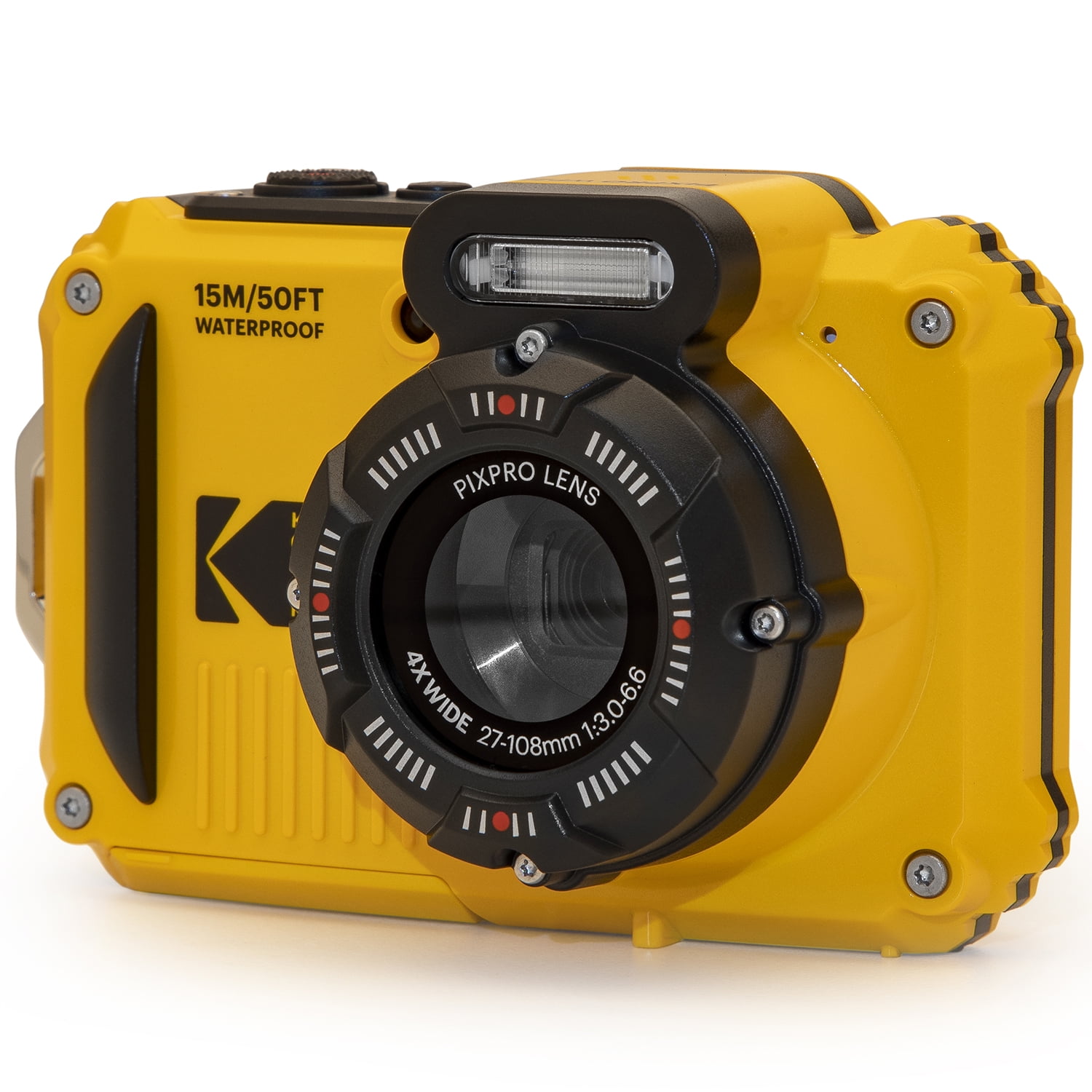 Kodak PIXPRO WPZ2 16.4 Megapixel Compact Camera, Yellow - Walmart.com