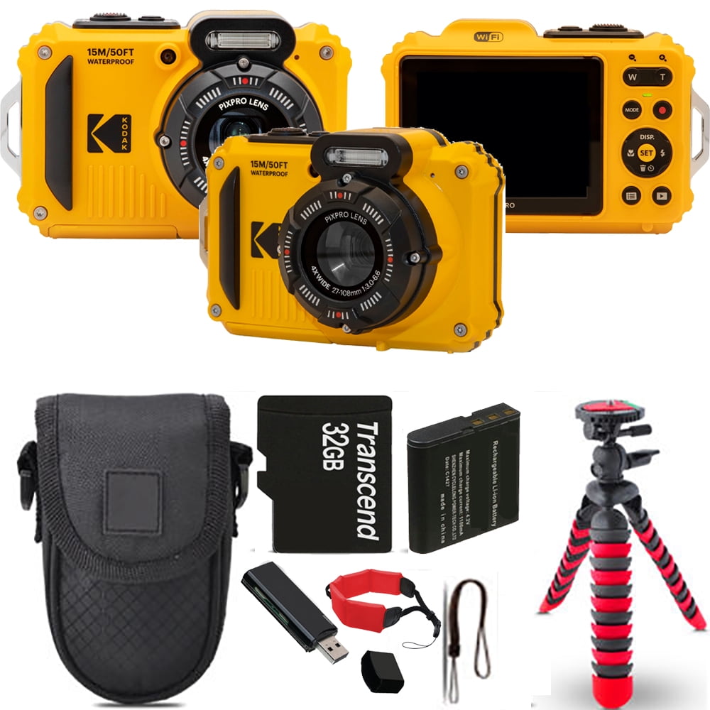 Kodak PIXPRO WPZ2 Digital Camera + Spider Tripod + Case + Kodak PIXPRO WPZ2 Digital Camera + Spider Tripod + Case +