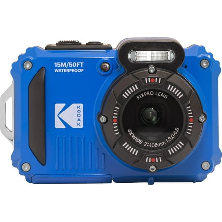 Kodak - PIXPRO WPZ2 16.0-Megapixel Waterproof Compact Camera - Electric Blue