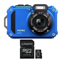 Kodak PIXPRO WPZ2 Rugged Waterproof 16MP Digital Camera (Blue) Bundle