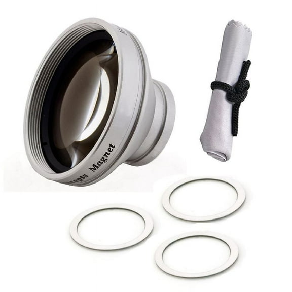 Kodak PLAYFULL 0.45x Wide Angle Lens With Macro (Modification Style) Magnetic Type + Cronies Micro-Fiber Cleaning Cloth