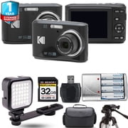 Kodak Pixpro FZ45 Camera Black + Extra Battery + LED + International Version