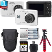 Kodak Pixpro FZ45 Camera White + +Tripod + Case -32GB Kit