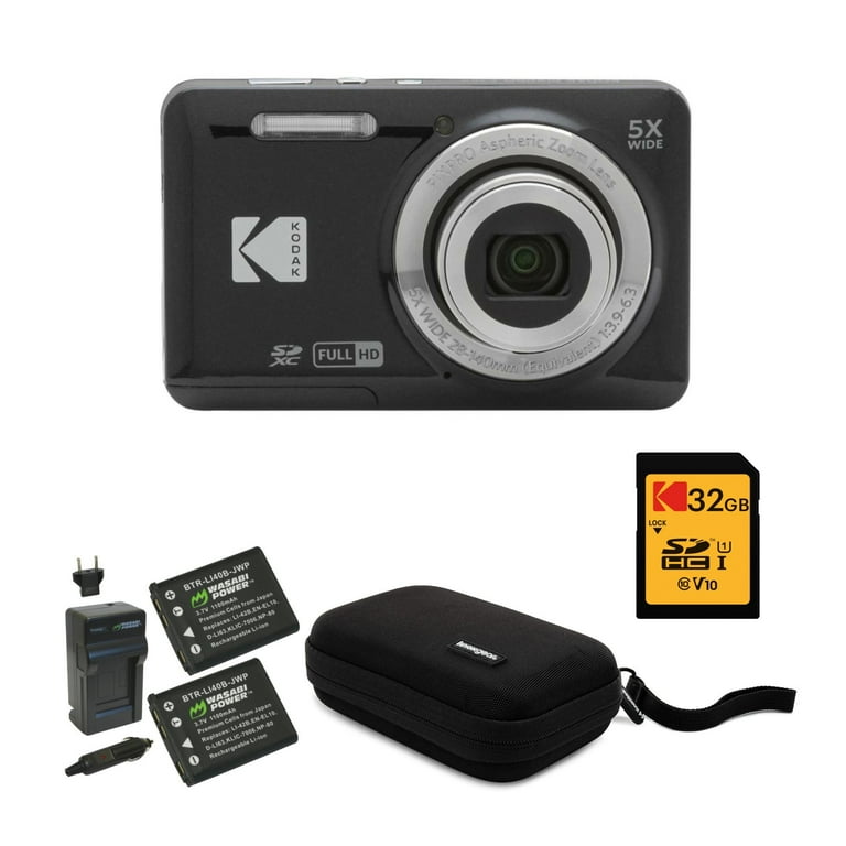 Kodak Pixpro Easy Point and Shoot FZ55 Digital Camera (Black Kodak Pixpro Easy Point and Shoot FZ55 Digital Camera (Black