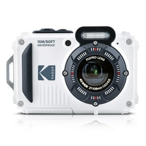 Kodak PIXPRO WPZ2 16MP Waterproof Digital Camera | 4X Zoom, Shockproof to 15m, Dustproof, 720p Video, 2.7" LCD, Wi-Fi, White
