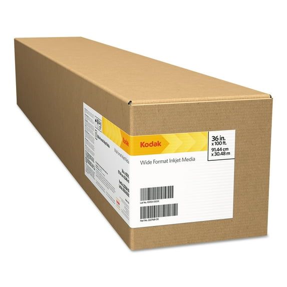 Kodak Premium Photo Paper, 10mil, Solvent, Glossy, 54" x 100 ft