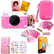 Kodak Printomatic Barbie Instant Print Digital Camera & Zink Photo Paper 20 Sheets & Accessories