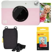 KODAK Printomatic Instant Print Camera ZINK Technology 2x3 Tear Resistant Color Prints Pink