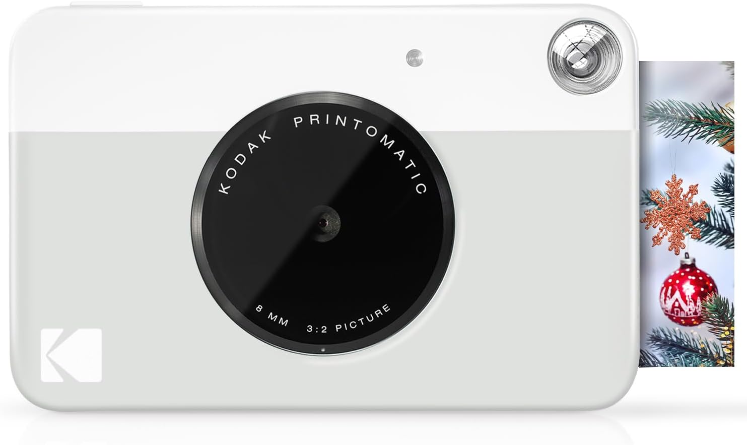Kodak Printomatic Instant Print Camera - Prints on Zink 2" x 3" Photo Paper (Gray) - image 1 of 8