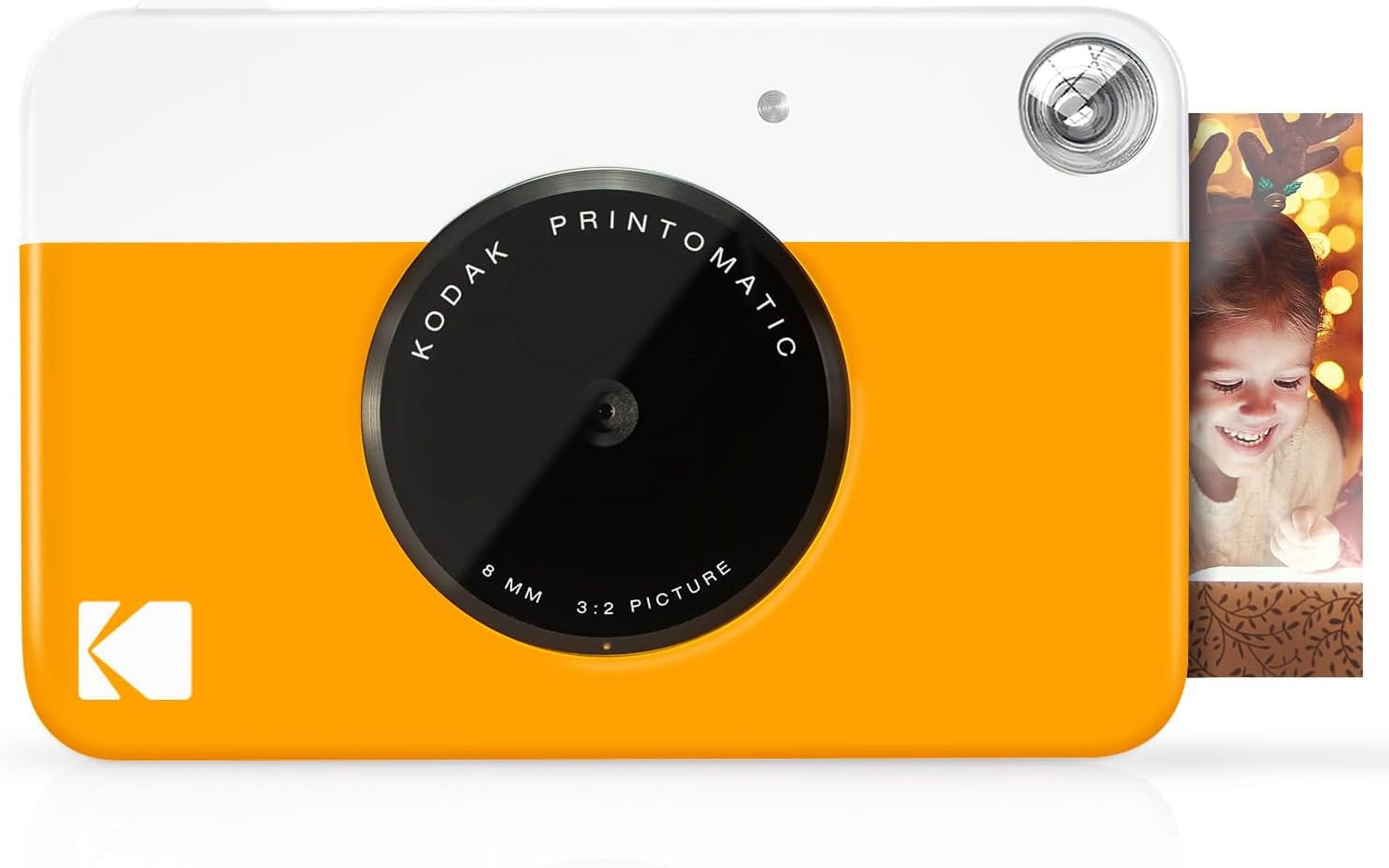 Custodia Rigida Elonbo Per Fotocamera Istantanea KODAK Printomatic - Portatile Con Tasca Per Carta Zink E Accessori, Grigio