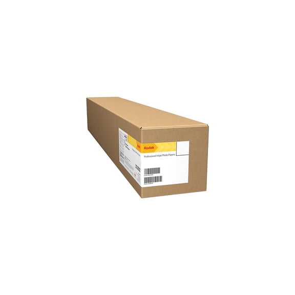 Kodak Professional Glossy Inkjet Photo Dry Lab Paper, 255gsm, 10mil, 10"x328' Roll, 2 Pack