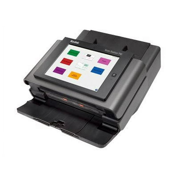 Kodak Scan Station 710 - Document scanner - Dual CCD - Duplex - - 600 dpi x 600 dpi - up to 70 ppm (mono) / up to 70 ppm (color) - ADF (75 sheets) - up to 6000 scans per day - Gigabit LAN