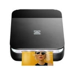 Zink KODAK Smile Instant Digital Bluetooth Printer for iPhone & Android - Edit, Print & Share 2x3 Zink Photos w/ Smile App (Black/ White)