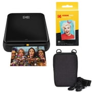 KODAK Step Wireless Mobile Photo Mini Printer, ZINK Technology, Bluetooth, Portable, Black