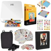 KODAK Step Slim Instant Photo Printer Portable Wireless ZINK Technology 2x3 Color Prints White