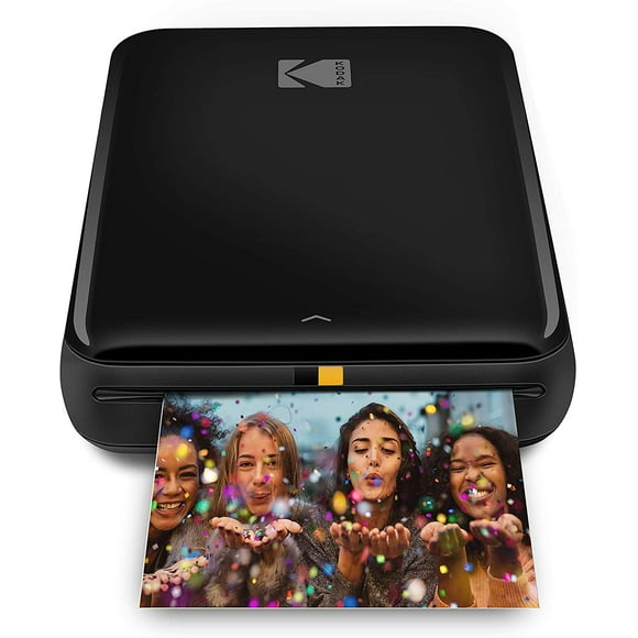 Kodak Step Wireless Photo Printer (Black) Zink Technology Compatible with iOS & Android, NFC & Bluetooth Devices