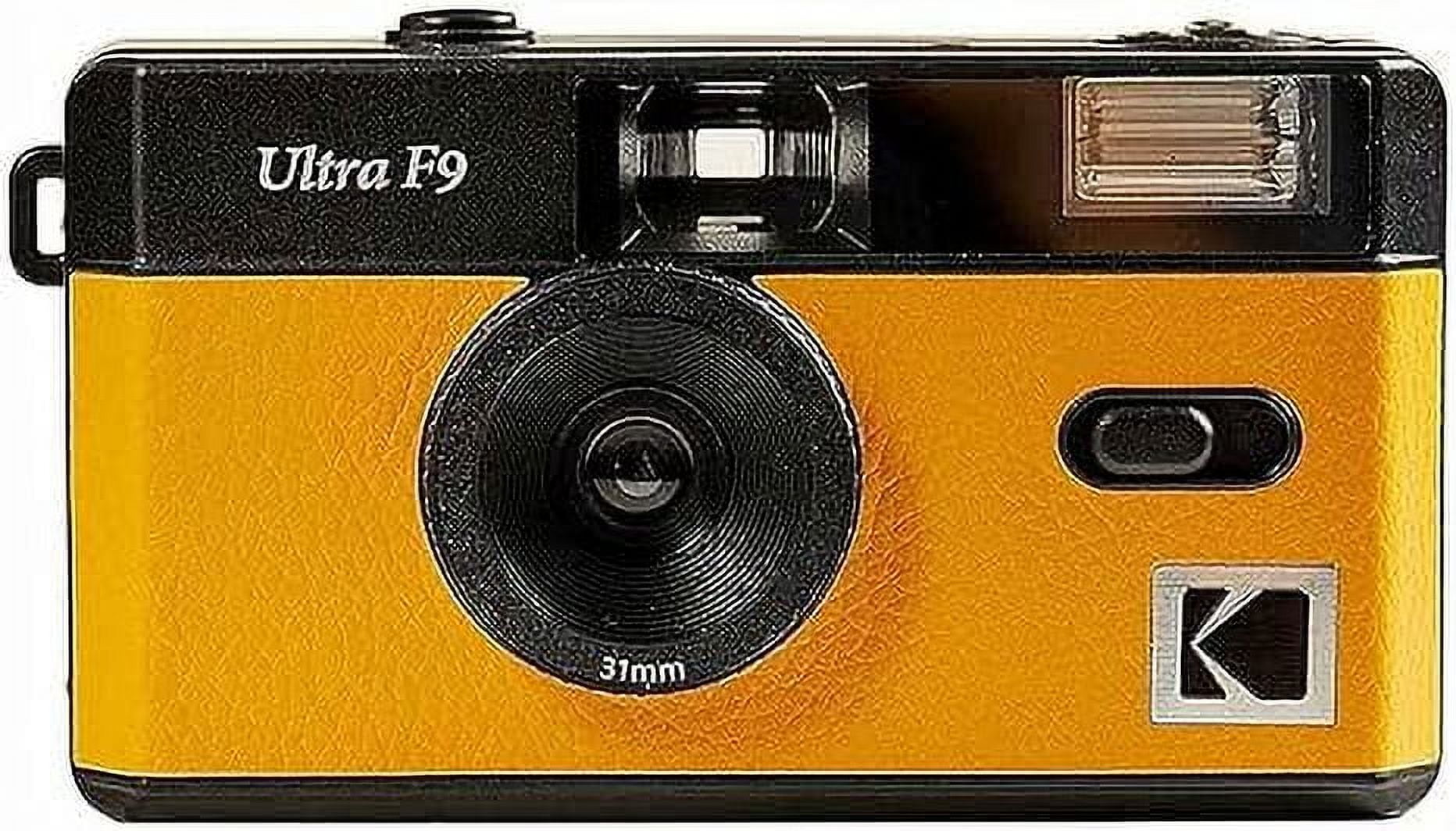 Kodak Ultra F9 Film Camera, 35mm, Black x Yellow - Walmart.com