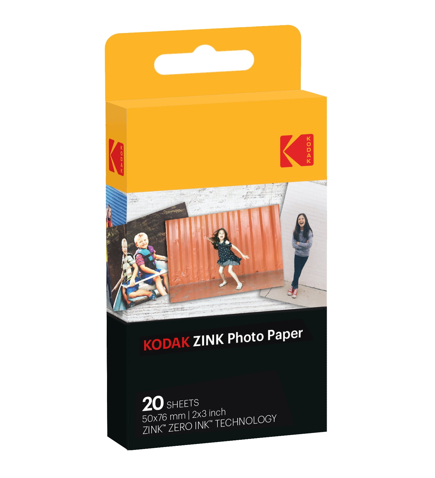 KODAK ZINK 3.5”x 4.25” Photo Paper