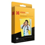 Kodak Zink Photo Paper 2" x 3" (50 Sheets) Compatible W/Printomatic, Smile & Step Cameras & Printers