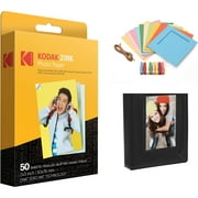 Kodak Zink Acid-Free Premium Kodak Photo Paper, Inkjet, 2ʺx3ʺ, 50 Sheets, 50 Count, 1 Pack