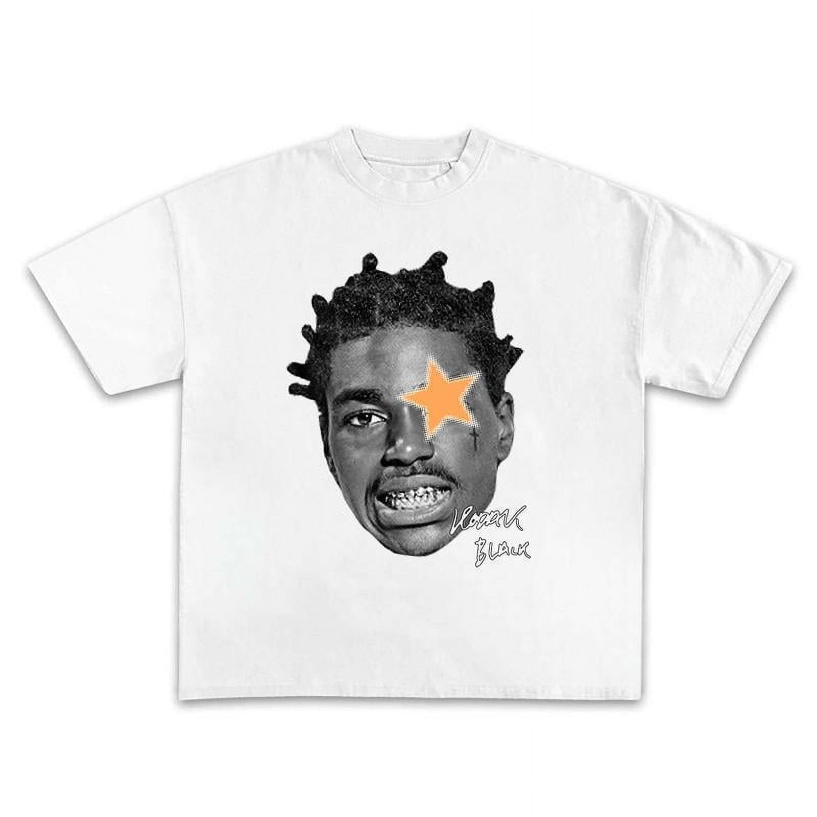 Kodakk Star Black Big Face Graphics Cotton . Gift For Rap Hiphop Fan ...