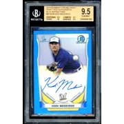 Kodi Medeiros Rookie Card 2014 Bowman Chrome Auto Blue Refractor #Bcakm BGS 9.5