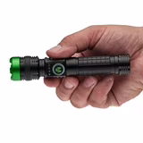 LitezAll Ultac2 Ultra Lite 1000-Lumen Rechargeable Flashlight, Soft Touch Hybrid Beam Emergency Light