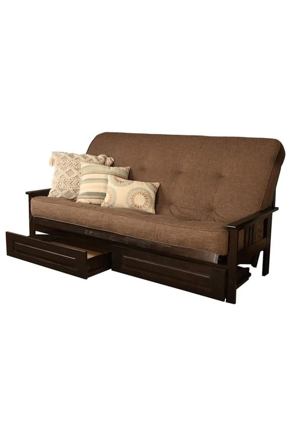 Kodiak #6000 276 Coil Hinged Queen Mattress Linen Cocoa