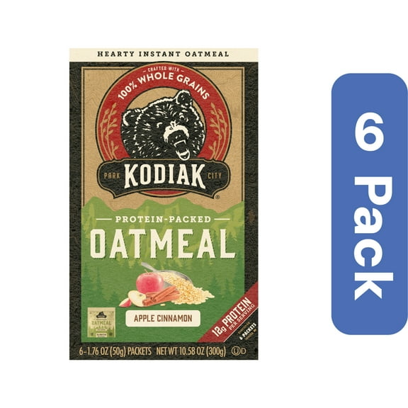 Kodiak Apple Cinnamon Oatmeal 10.58 oz (Pack Of 6)