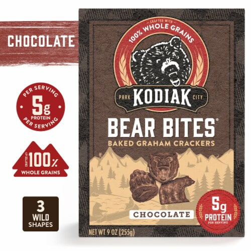 2X - Kodiak Bear Bites Chocolate Graham Crackers