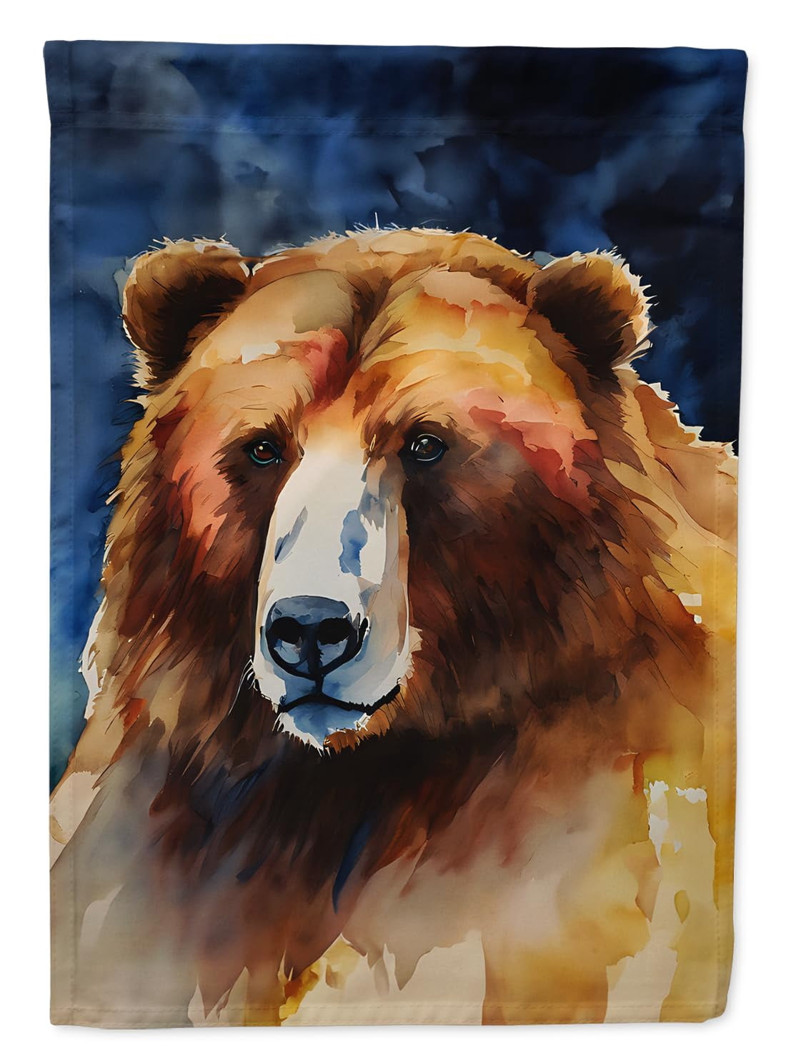 Kodiak Bear Garden Flag 11.25 in x 15.5 in