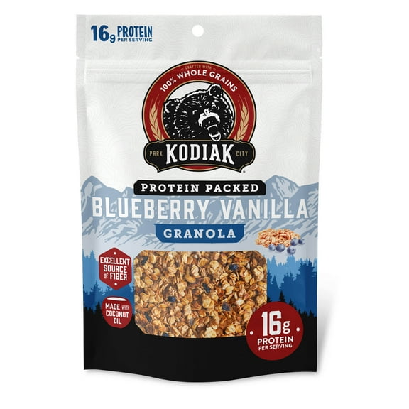 Kodiak Protein-Packed Blueberry Vanilla Protein Granola Bag, 10 oz