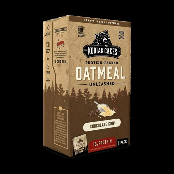 Kodiak Cakes 1.76 oz Oatmeal Unleashed Packet, Chocolate Chip