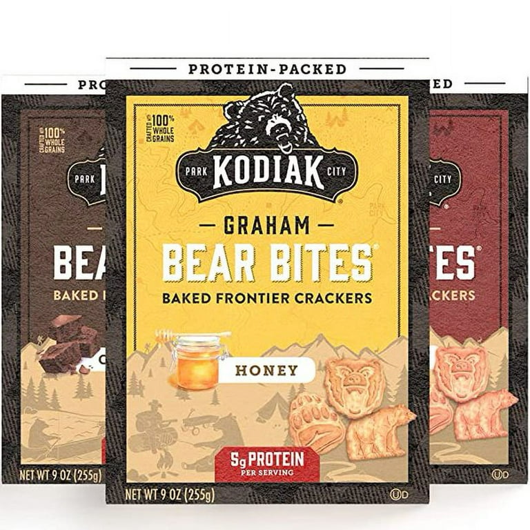  Kodiak Cakes Bear Bites Graham Crackers Variety Pack