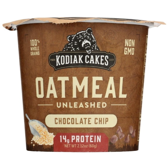 Kodiak Cakes Chocolate Chip Oatmeal in a Cup (Pack of 16)