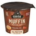 thumbnail image 1 of Kodiak Cakes Cups Bundle - Cinnamon Roll Muffin Power Cups - 12 Cups, Each 2.36 Ounces - 12g of Protein Per Serving, Made With 100% Whole Grains - On The Go Cups in Cornershop Confections Pack, 1 of 3