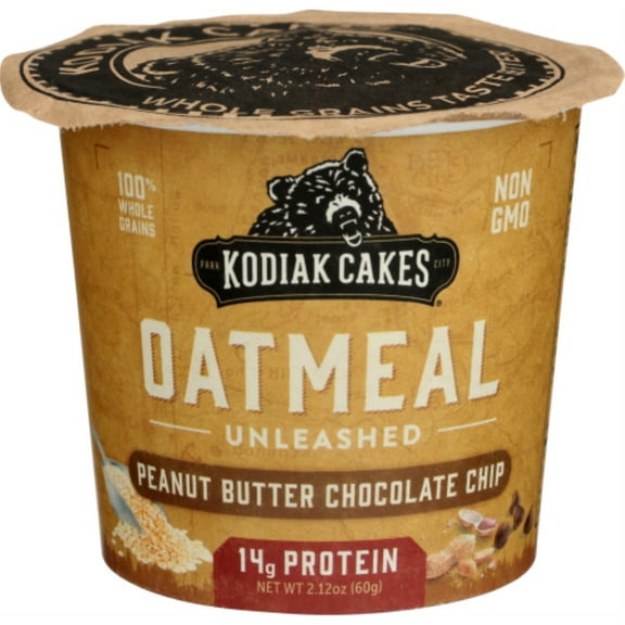 Kodiak Protein-Packed Peanut Butter Chocolate Chip Instant Oatmeal Cup, 2.12 oz