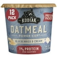 thumbnail image 1 of Kodiak Cakes Instant Protein Oatmeal Cup, Blueberries & Cream 2.12 Ounce (Pack of 12)…, 1 of 2