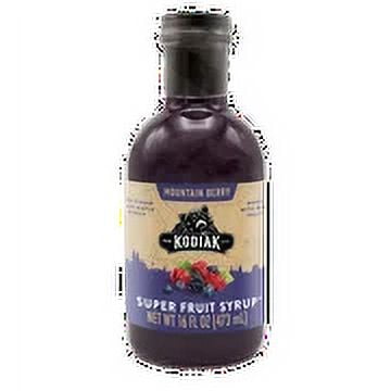 Kodiak Cakes Mountain Berry Super Fruit Syrup. (Pack of 2)