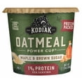 thumbnail image 1 of Kodiak Cakes Oatmeal Unleashed Cup, Maple & Brown Sugar, 2.12 oz (Pack of 8), 1 of 3