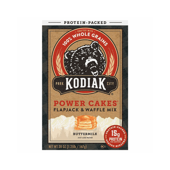 Kodiak Cakes Power Cakes 15g Protein Flapjack & Waffle Mix - Buttermilk - 20oz PACK OF 1