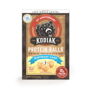 Kodiak Cakes Protein Balls Birthday Cake No-Bake Protein Bite Mix (Pack of  16) 