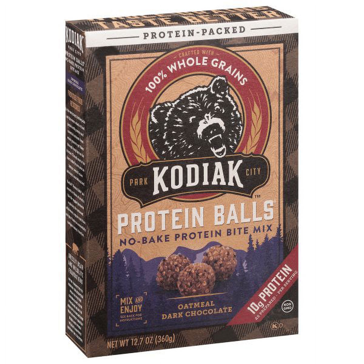 Kodiak Cakes Protein Balls Oatmeal Dark Chocolate NoBake Protein Bite