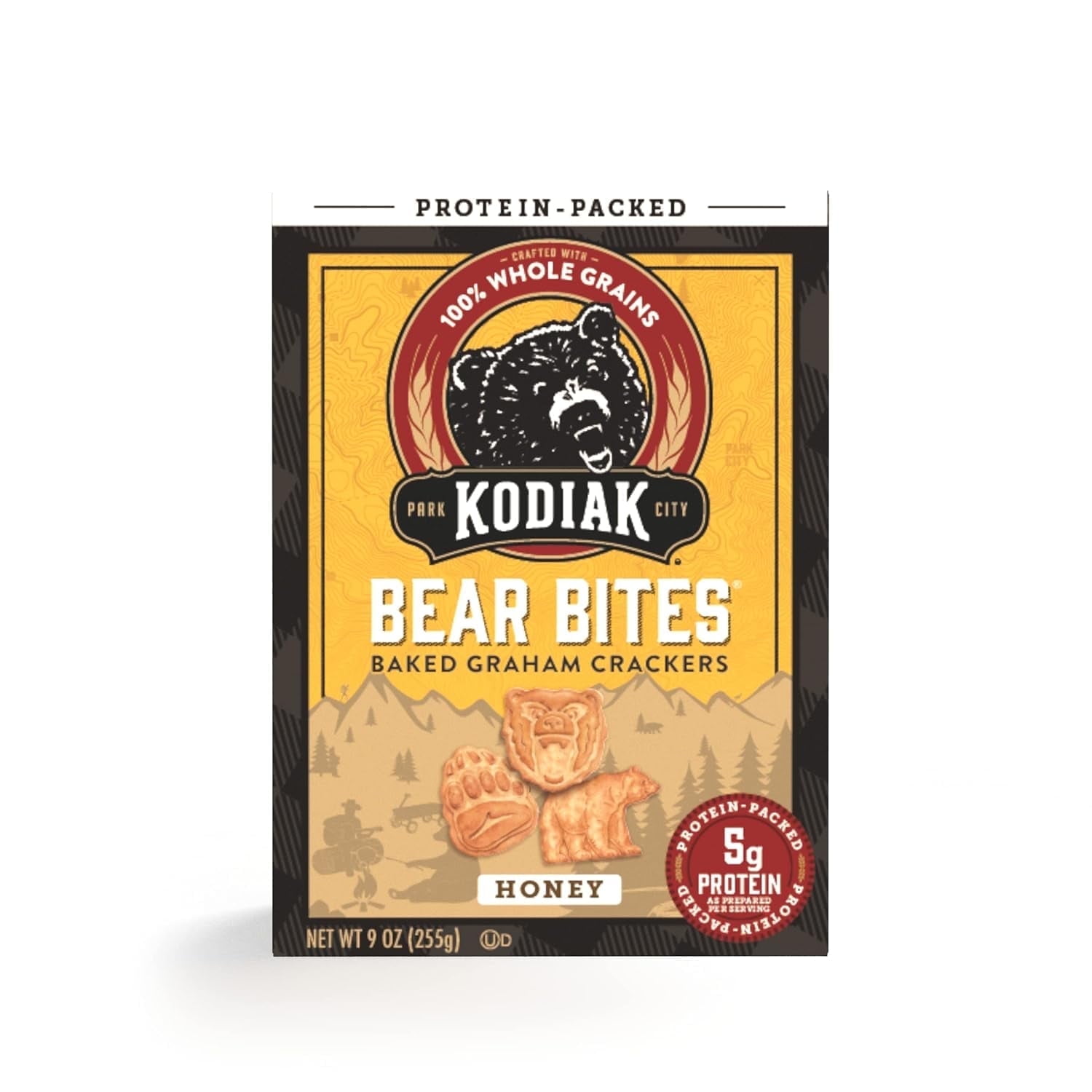 2X - Kodiak Bear Bites Honey Graham Crackers