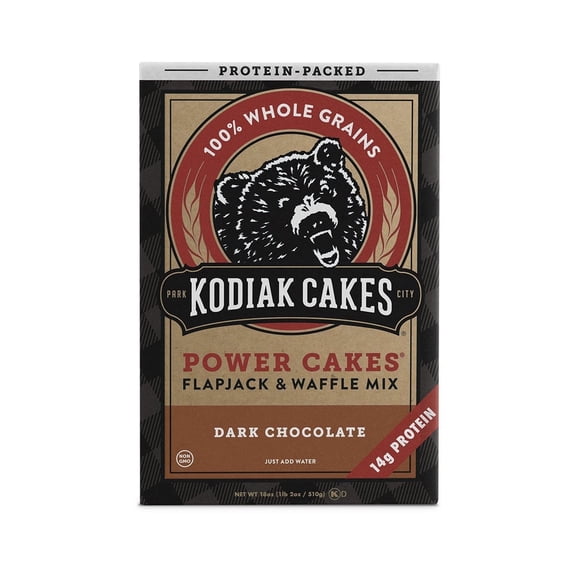 (6 Pack)Kodiak Cakes - Superfood Packed Energy Cakes Flapjack & Waffle Mix Pumpkin Flax - 18 oz.