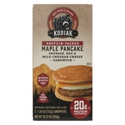 Kodiak Protein-Packed Frozen Breakfast Sandwiches, Sausage and Cheddar, 2 - 5.36 oz, Cardboard Box