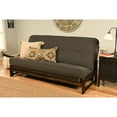 thumbnail image 1 of Kodiak Furniture Aspen Futon with Linen Fabric Mattress in Charcoal Gray, 1 of 8